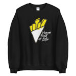 "Vegan Food di Lîdje" Sweatshirt – Image 3