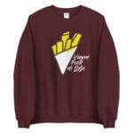 "Vegan Food di Lîdje" Sweatshirt – Image 8