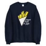 "Vegan Food di Lîdje" Sweatshirt – Image 5