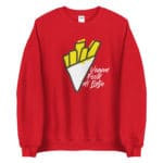 "Vegan Food di Lîdje" Sweatshirt – Image 2