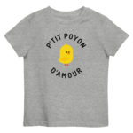 "P'tit poyon d'amour" Tee-shirt éco-friendly enfant – Image 2