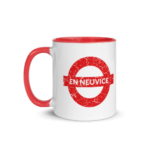 "Métro EN NEUVICE" Mug coloré – Image 3