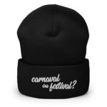 "Carnaval ou festival ?" Bonnet brodé – Image 3