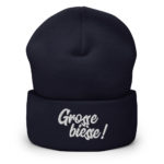 "Grosse bièsse !" Bonnet brodé – Image 7