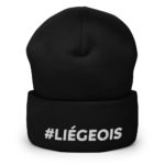 "#LIÉGEOIS" Bonnet brodé