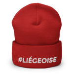 "#LIÉGEOISE" Bonnet brodé
