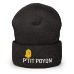 "P'tit poyon" Bonnet brodé – Image 5
