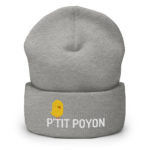 "P'tit poyon" Bonnet brodé – Image 2