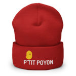 "P'tit poyon" Bonnet brodé – Image 4