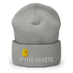 "P'tite poyète" Bonnet brodé – Image 4