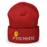 "P'tite poyète" Bonnet brodé – Image 2