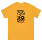 "Putain, je viens de Liège quand même !" Tee-shirt – Image 14