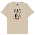 “Putain, je viens de Liège quand même !” Tee-shirt éco-friendly – Image 6