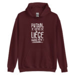 "Putain, je viens de Liège quand même !" Sweat à capuche – Image 6