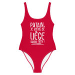 "Putain, je viens de Liège quand même !" Maillot de bain une pièce – Image 5