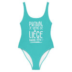 "Putain, je viens de Liège quand même !" Maillot de bain une pièce – Image 10