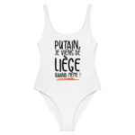 "Putain, je viens de Liège quand même !" Maillot de bain une pièce – Image 2