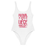 "Putain, je viens de Liège quand même !" Maillot de bain une pièce – Image 4
