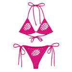 "Ceci n'est pas une gauf' au suc'" Bikini éco-friendly – Image 6