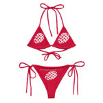 "Ceci n'est pas une gauf' au suc'" Bikini éco-friendly – Image 3