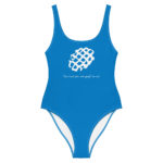 "Ceci n'est pas une gauf' au suc'" Maillot de bain une pièce – Image 5