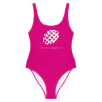 "Ceci n'est pas une gauf' au suc'" Maillot de bain une pièce – Image 6