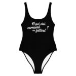 "Et qwè chal, carnaval ou festival ?" Maillot de bain une pièce – Image 2