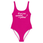 "Et qwè chal, carnaval ou festival ?" Maillot de bain une pièce – Image 7