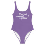 "Et qwè chal, carnaval ou festival ?" Maillot de bain une pièce – Image 6