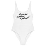 "Et qwè chal, carnaval ou festival ?" Maillot de bain une pièce – Image 5