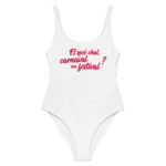 "Et qwè chal, carnaval ou festival ?" Maillot de bain une pièce – Image 3