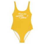 "Et qwè chal, carnaval ou festival ?" Maillot de bain une pièce – Image 9