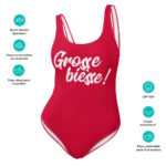 "Grosse bièsse !" Maillot de bain une pièce – Image 14