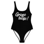 "Grosse bièsse !" Maillot de bain une pièce – Image 4