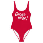 "Grosse bièsse !" Maillot de bain une pièce – Image 2