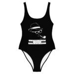 "Je me sens toujours liégeois où que je me trouve." Simenon - Maillot de bain une pièce – Image 3