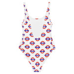 "Les stations de tram" Maillot de bain une pièce – Image 5