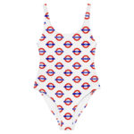 "Les stations de tram" Maillot de bain une pièce