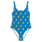 "Les sètchêts d’fritches" Maillot de bain une pièce – Image 7