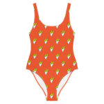 "Les sètchêts d’fritches" Maillot de bain une pièce – Image 6