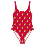 "Les sètchêts d’fritches" Maillot de bain une pièce – Image 3