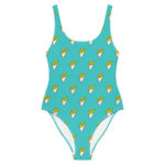 "Les sètchêts d’fritches" Maillot de bain une pièce – Image 8