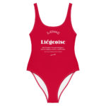 "Liégeoise... Voir aussi Déesse de la Création" Maillot de bain une pièce – Image 2