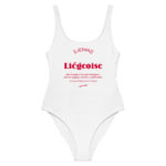"Liégeoise... Voir aussi Déesse de la Création" Maillot de bain une pièce
