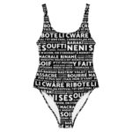 "Liégeoiseries" Maillot de bain une pièce – Image 3