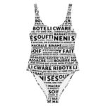 "Liégeoiseries" Maillot de bain une pièce – Image 4