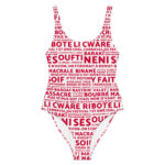 "Liégeoiseries" Maillot de bain une pièce – Image 2