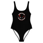 "Rouche un jour, Rouche toujours" Maillot de bain une pièce – Image 2