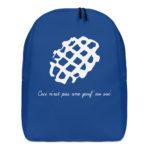 "Ceci n'est pas une gauf' au suc'" - Sac à dos – Image 4