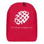 "Ceci n'est pas une gauf' au suc'" - Sac à dos – Image 2